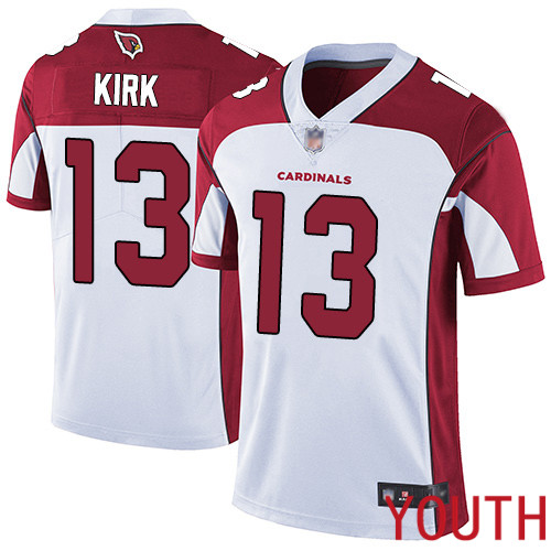 Arizona Cardinals Limited White Youth Christian Kirk Road Jersey NFL Football #13 Vapor Untouchable->nfl t-shirts->Sports Accessory